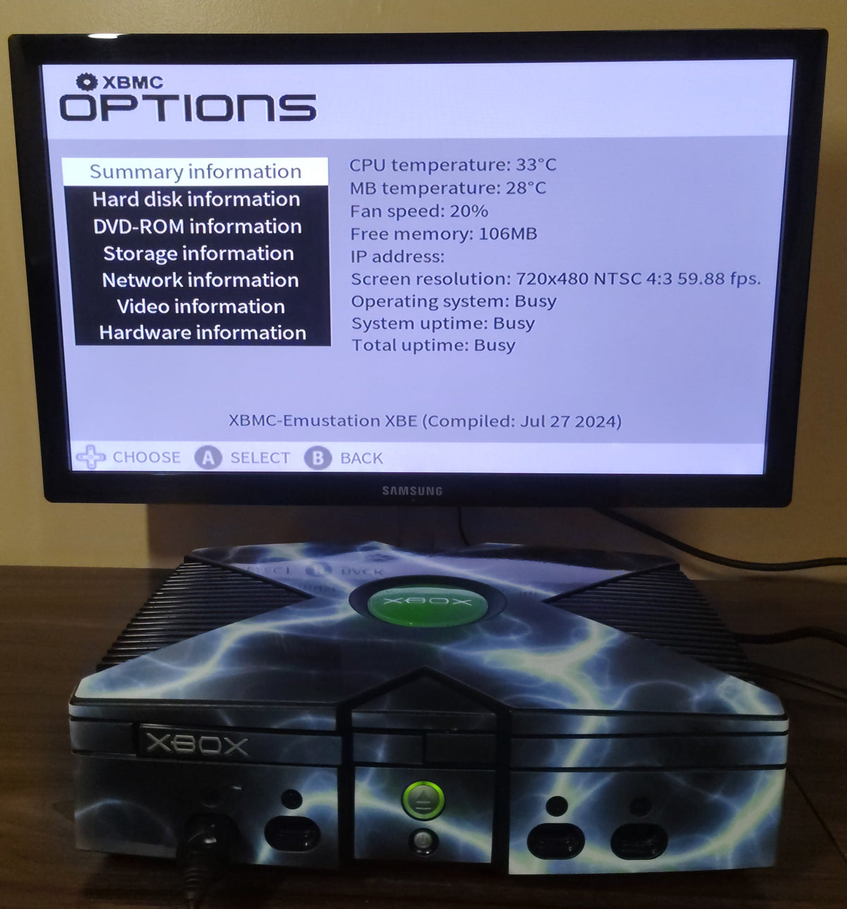 3TB Original Xbox | 128MB RAM Upgrade | Custom Decal