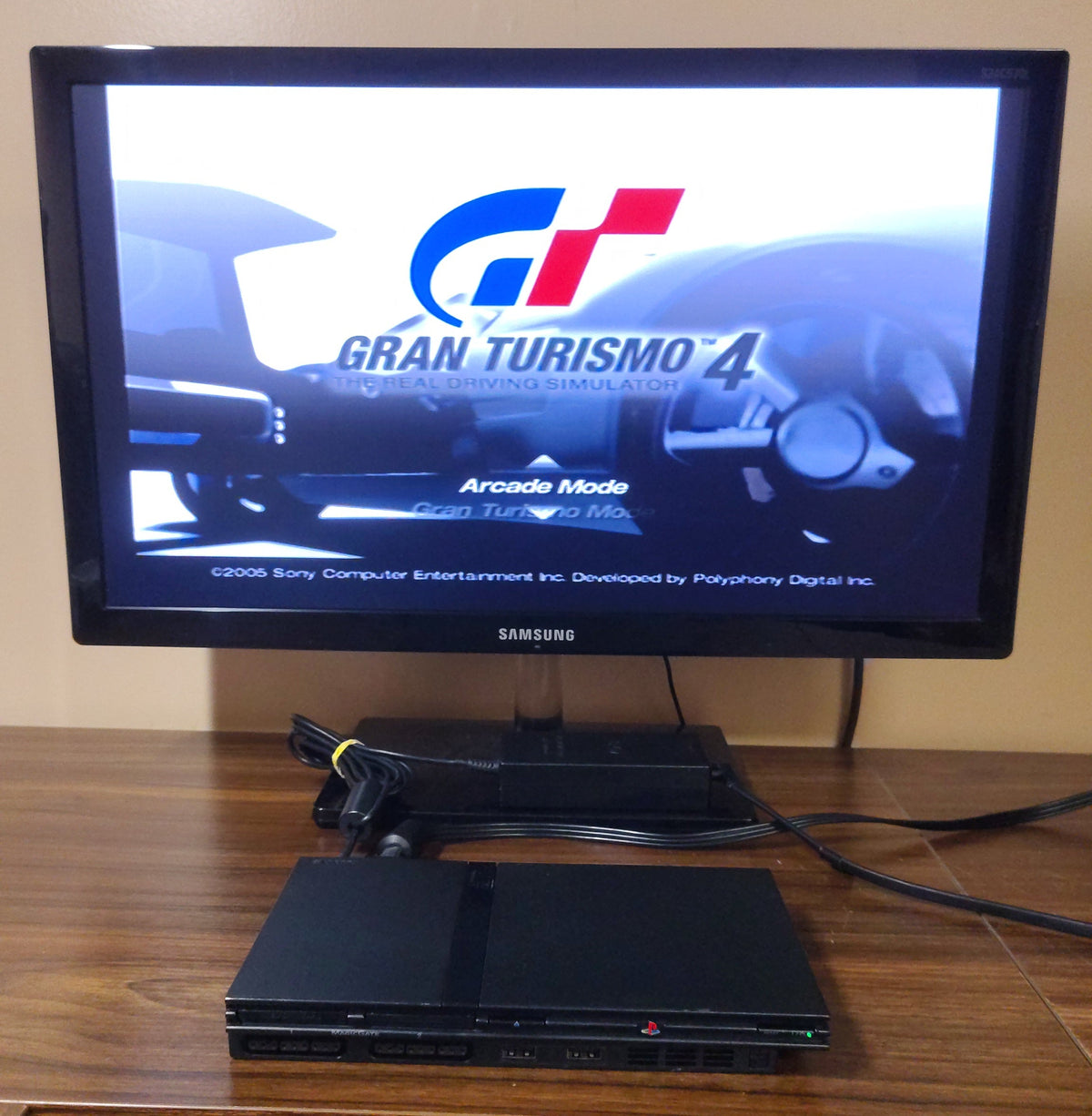 PlayStation 2 Slim w/Cords & Controller | REGION FREE | SCPH 77001 Model.