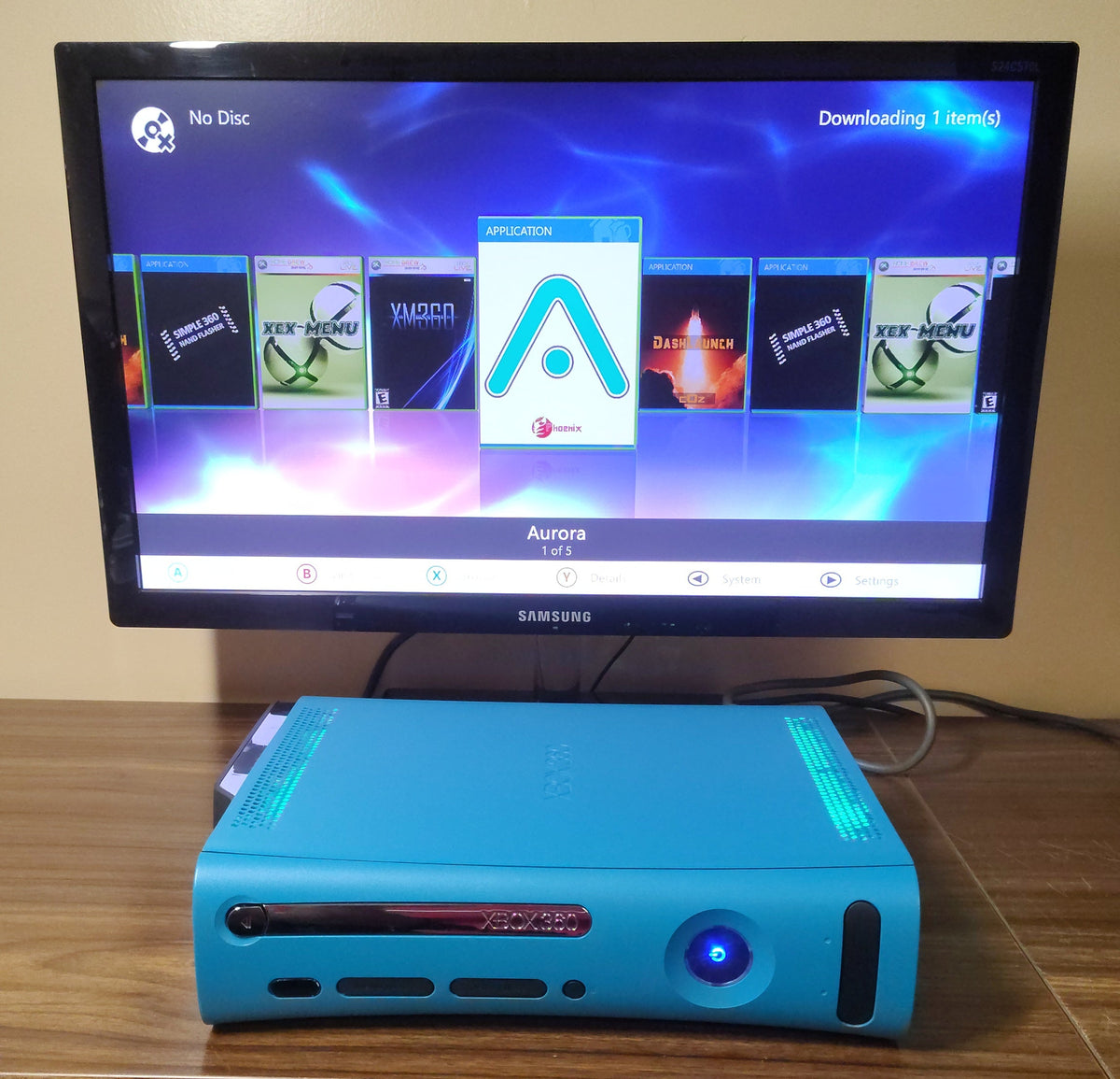 500GB RGH Xbox 360 Jasper Model | Custom Shell | Console Only