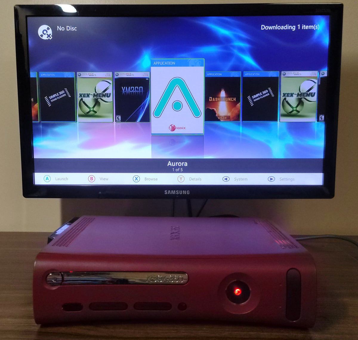 500GB RGH Xbox 360 Jasper Model | Custom Shell | CONSOLE ONLY