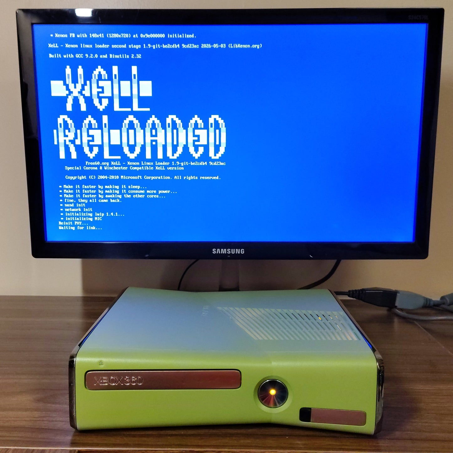 250GB RGH Xbox 360 Slim Trinity w/Power Supply | Custom Shell