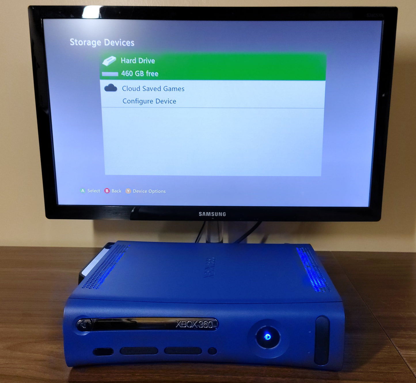 500GB RGH Jasper Xbox 360 w/Power Supply | Custom Shell | FLASHED.